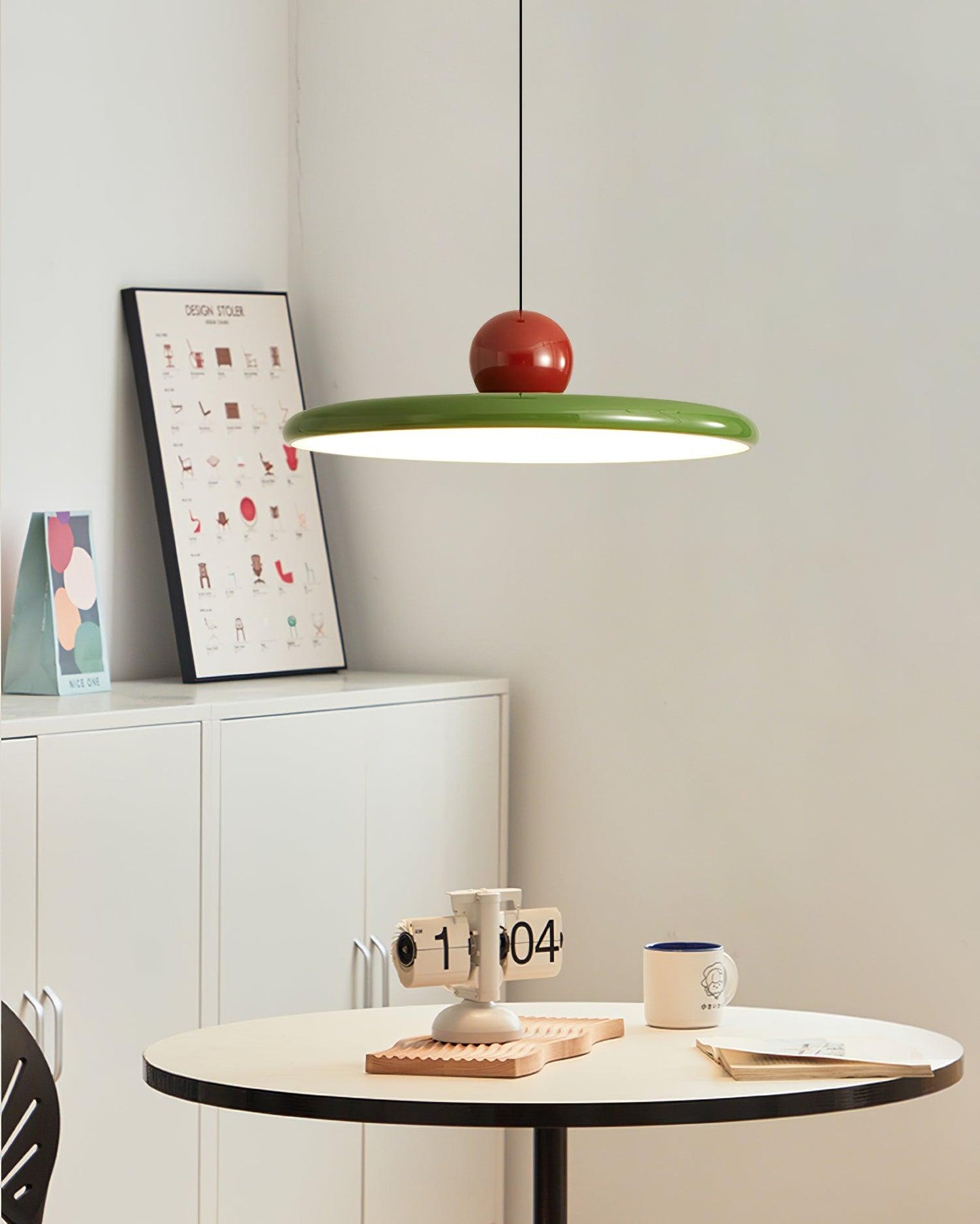 Ronde LED Hanglamp Lola – Minimalistisch Metaal & Acryl Disk Design – Dimbaar – Ø30/40/50cm – 3 Kleurtemperaturen – 150cm Verstelbare Kabel