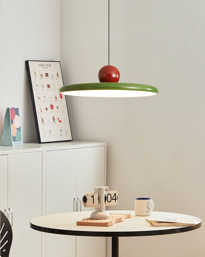 Ronde LED Hanglamp Lola – Minimalistisch Metaal & Acryl Disk Design – Dimbaar – Ø30/40/50cm – 3 Kleurtemperaturen – 150cm Verstelbare Kabel