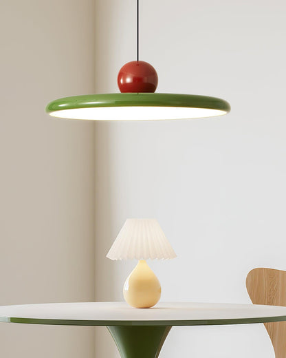 Ronde LED Hanglamp Lola – Minimalistisch Metaal & Acryl Disk Design – Dimbaar – Ø30/40/50cm – 3 Kleurtemperaturen – 150cm Verstelbare Kabel