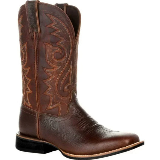 Heren Cowboylaarzen PU-leer Stoer en Comfortabel - StudioMarella