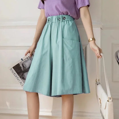 Hoge Taille Shorts Zomer Trendy Combineren