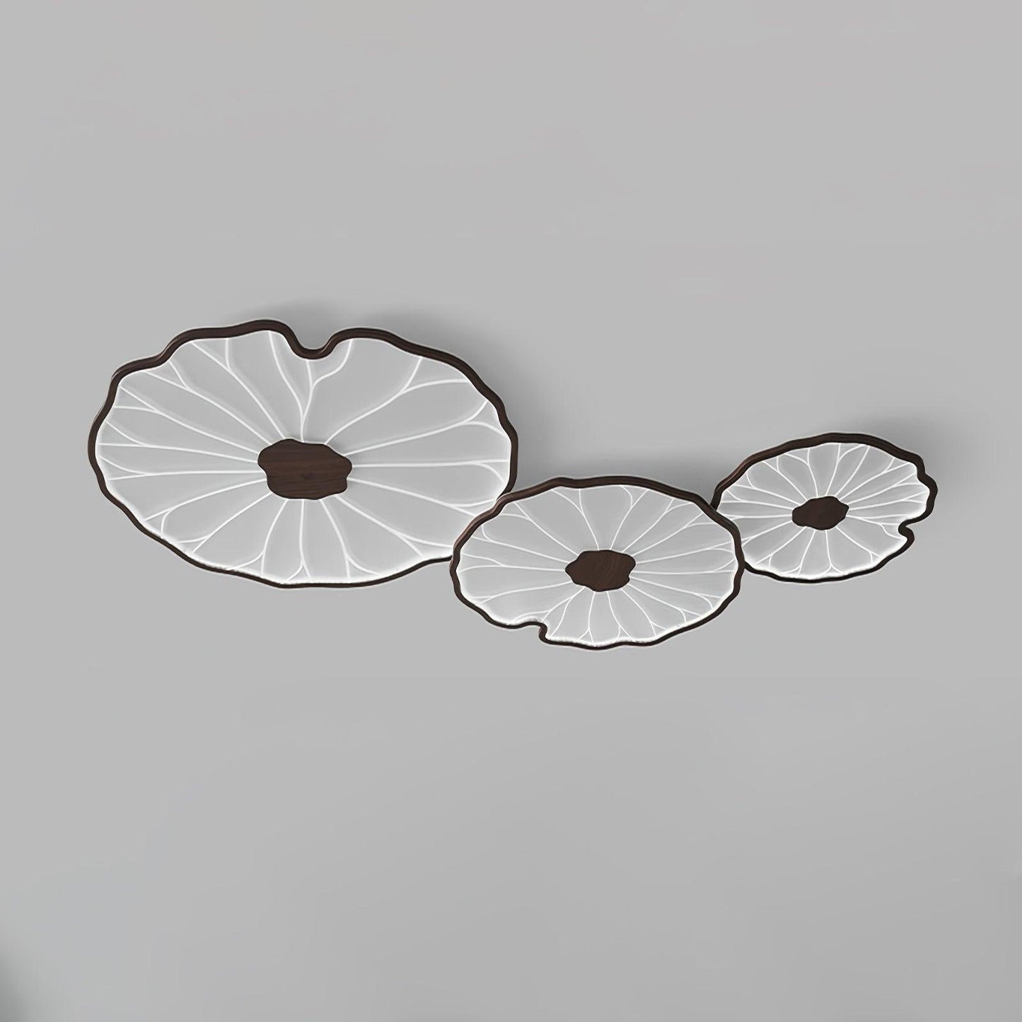 LED plafondlamp houtlook walnoot acryl metaal plafondlamp lage plafonds woonkamer slaapkamer designlamp