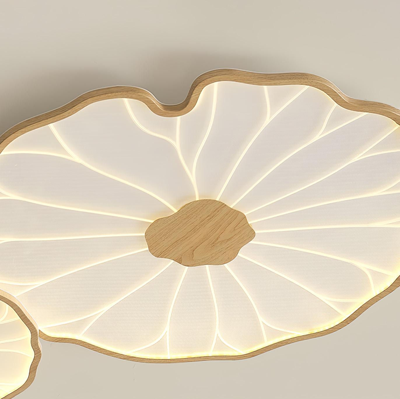LED plafondlamp houtlook walnoot acryl metaal plafondlamp lage plafonds woonkamer slaapkamer designlamp