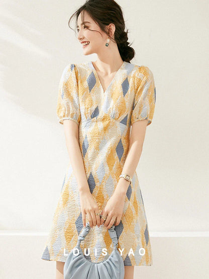 Zomerjurk Vrouw Louis Yao Luchtig en Elegant