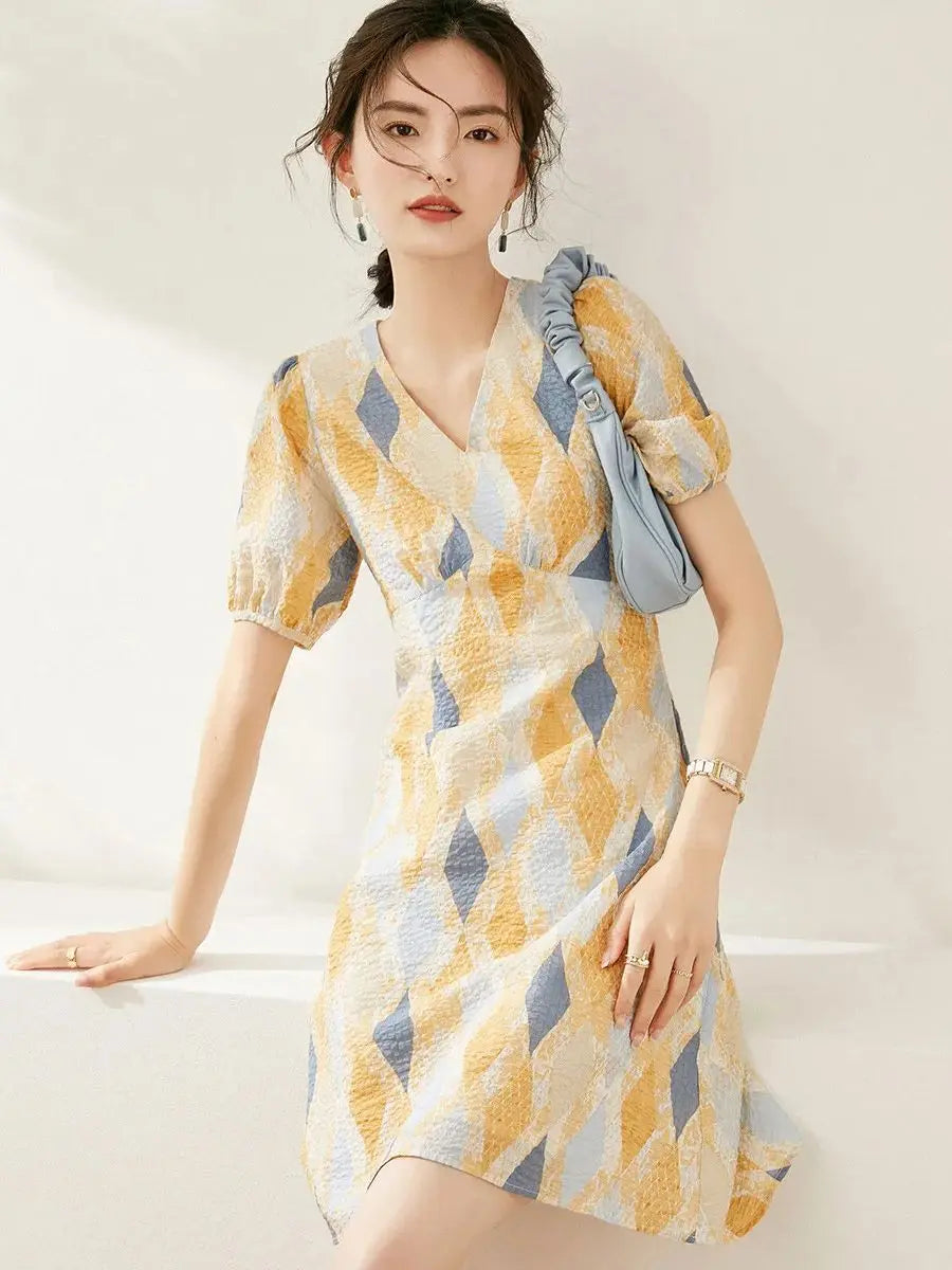 Zomerjurk Vrouw Louis Yao Luchtig en Elegant