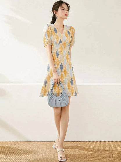 Zomerjurk Vrouw Louis Yao Luchtig en Elegant