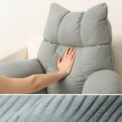 Lounge Comfort | Bed Pillow with Arm Support & Memory Foam | Ideal for Reading and Gaming