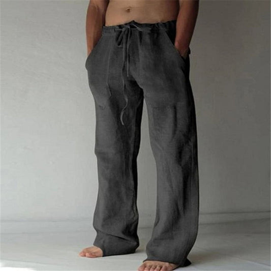Linnen Broek Heren Zomer Comfortabel Ademend - StudioMarella