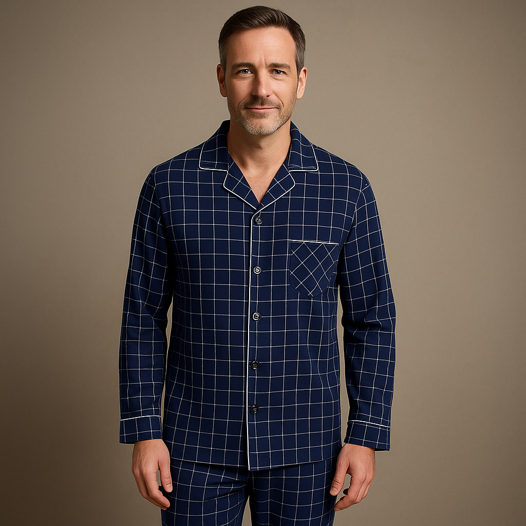 Luca | Comfortabele Gestreepte Pyjamaset 1