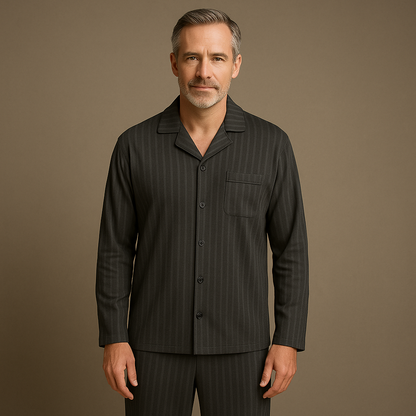 Luca | Comfortabele Gestreepte Pyjamaset 2