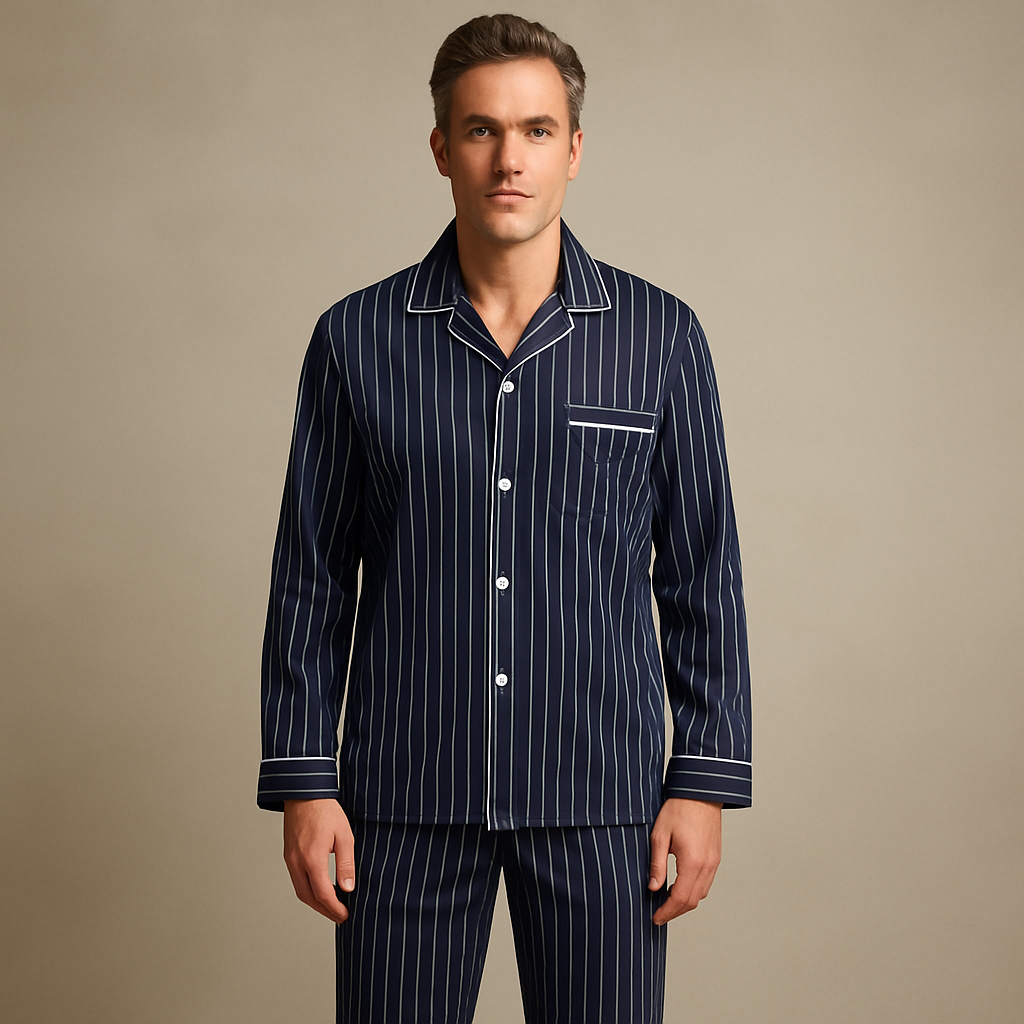 Luca | Comfortabele Gestreepte Pyjamaset 4
