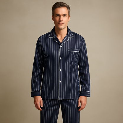 Luca | Comfortabele Gestreepte Pyjamaset 4