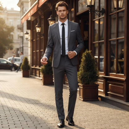 Luca | Elegant Slim Fit Heren Pakset voor Zakelijke en Speciale Gelegenheden 3