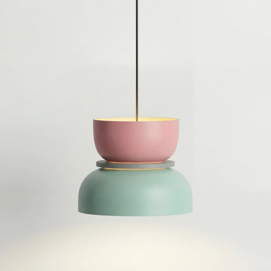 Hanglamp Nordic Color Block Aluminium Acryl Macaron 29cm E27