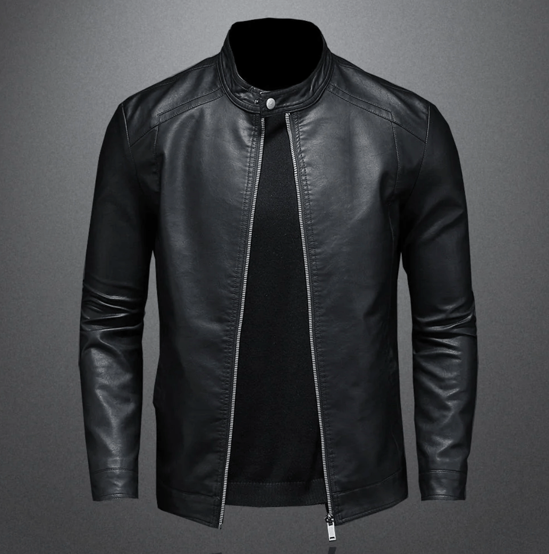 Leren Jas Stijlvolle Designer Look