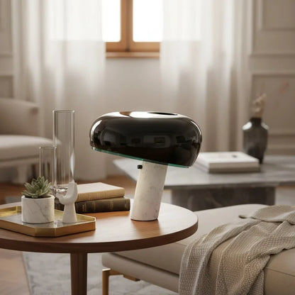 Design Tafellamp met Marmeren Voet – Warm Licht voor Woonkamer & Slaapkamer