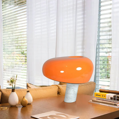 Design Tafellamp met Marmeren Voet – Warm Licht voor Woonkamer & Slaapkamer
