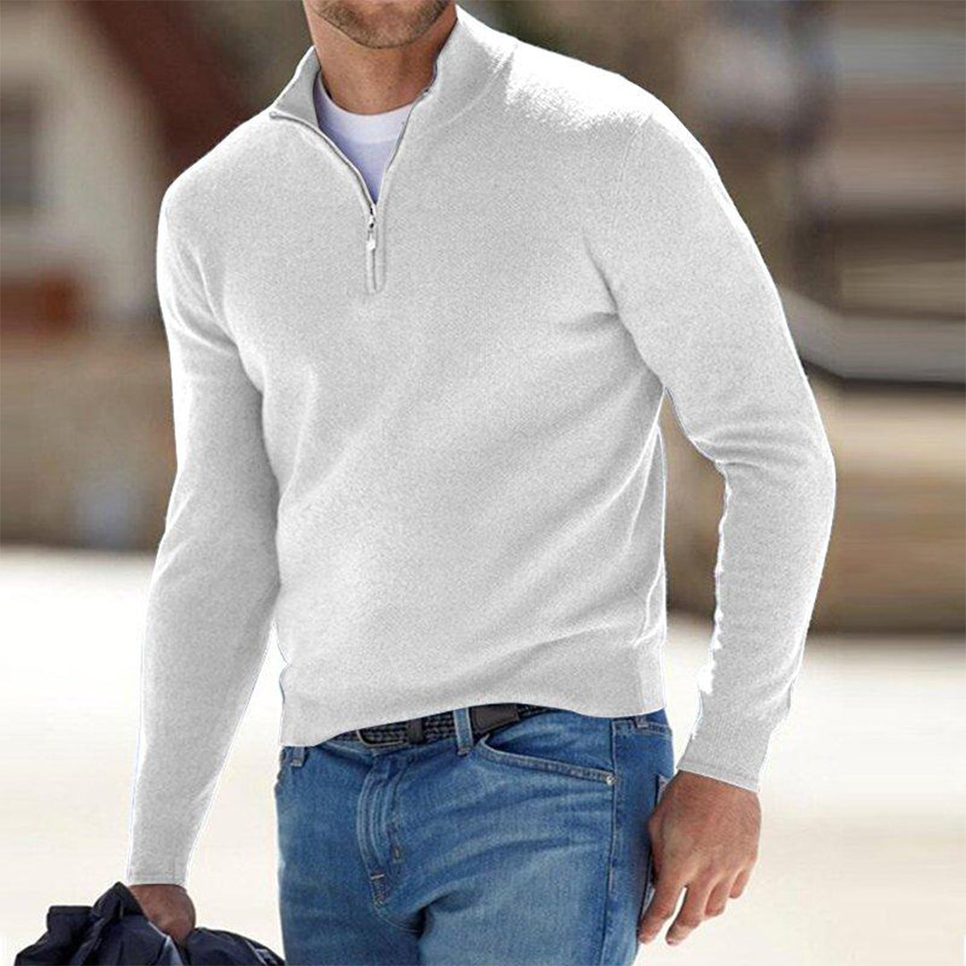 Heren Sweatshirt Kwart Rits Comfortabel en Warm - StudioMarella