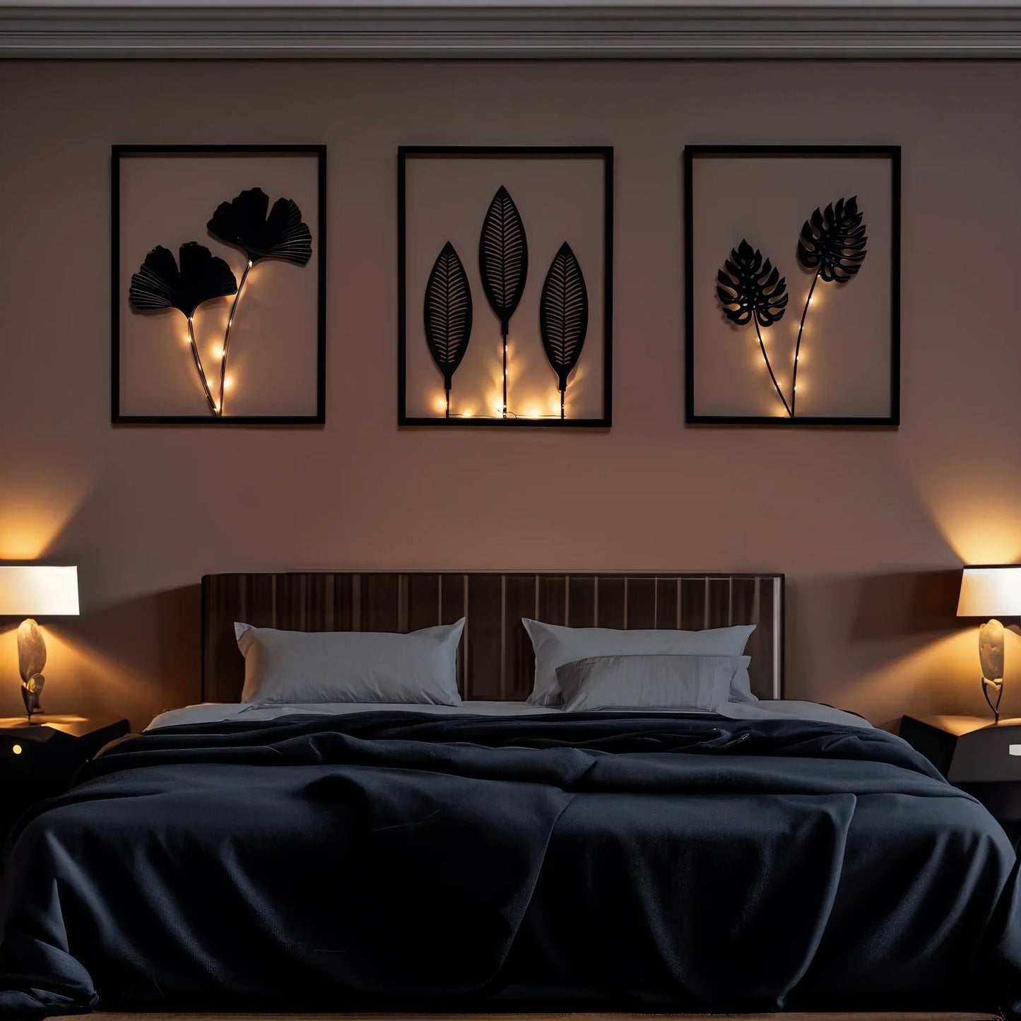 LED Bladlijst met Kleurwisseling voor Binnen – Decoratief Lichtobject voor Sfeervolle Kamers en Woonruimtes