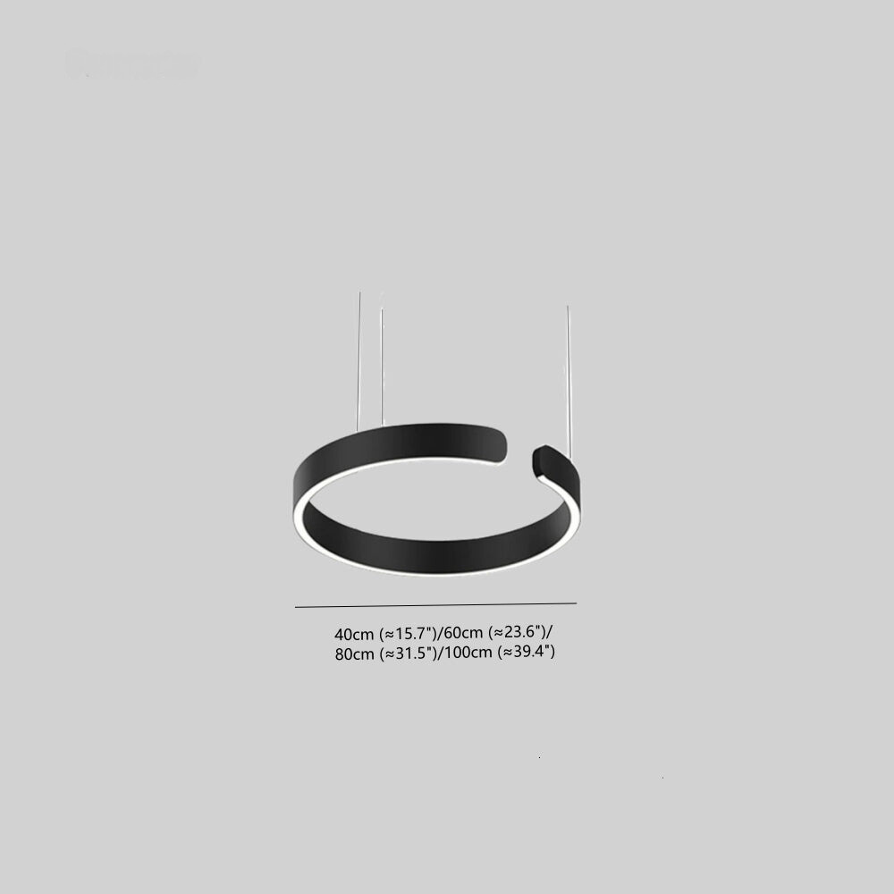 Ronde LED Hanglamp Meerdere Maten Eettafel Woonkamer Design Ringlamp Modern