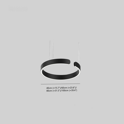 Ronde LED Hanglamp Meerdere Maten Eettafel Woonkamer Design Ringlamp Modern