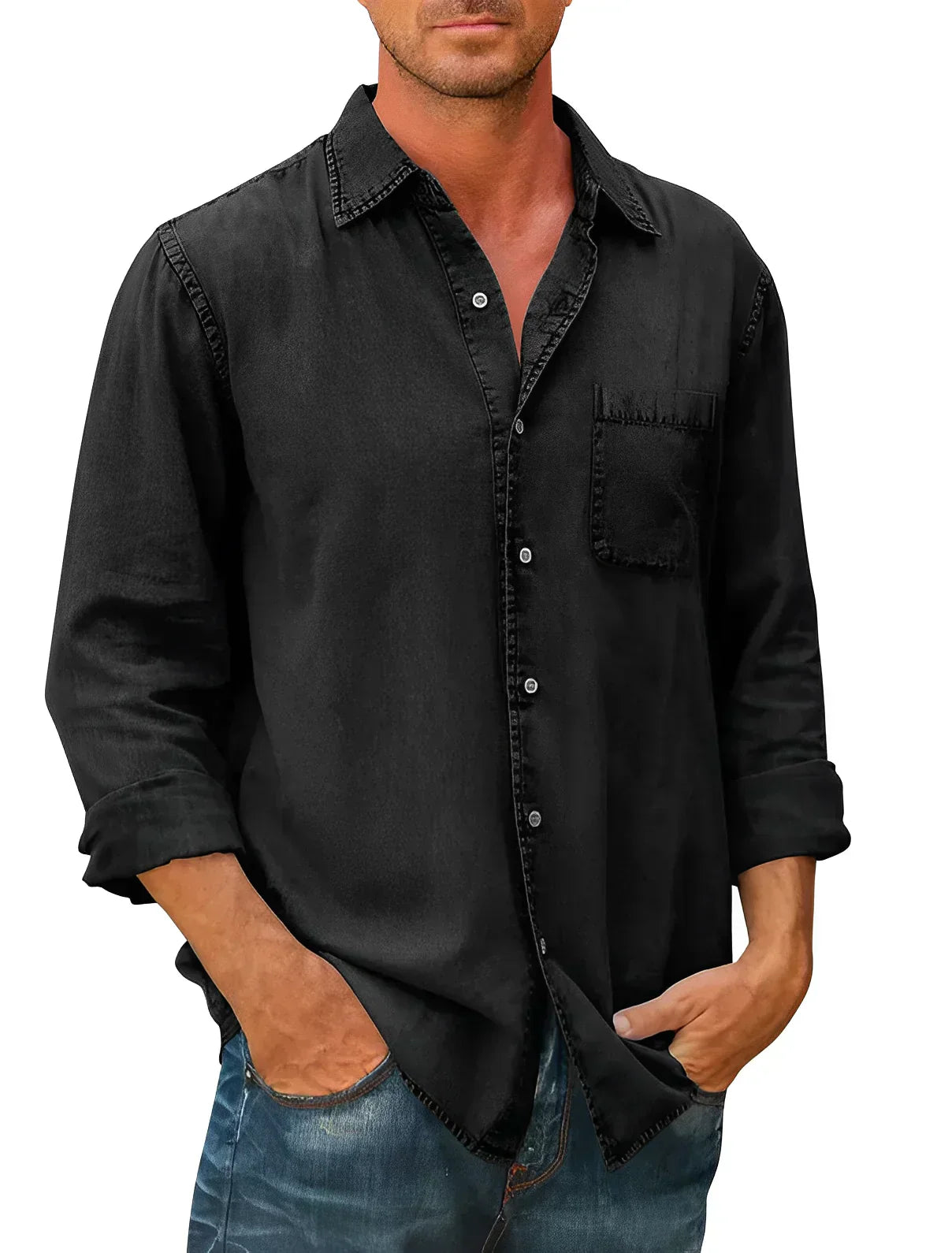 Elegante Overhemd voor Mannen Slim Fit Design - StudioMarella
