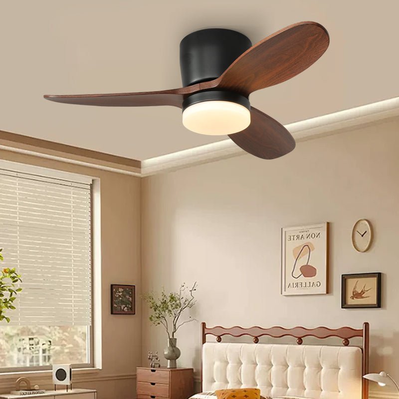 Plafondventilator Milo met Verlichting — Elegante Ventilator 91cm Modern Design met Afstandsbediening