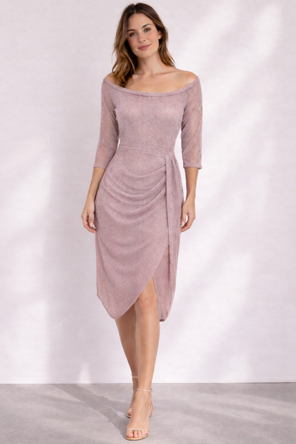 Luna Belle | Elegante Off-Shoulder Bruidsjurk met Gedrapeerde Look 7