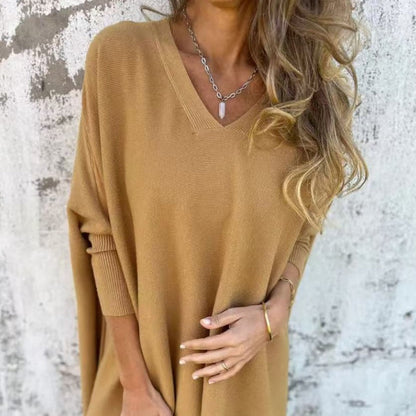 Luna | Comfortabele Oversized Gebreide Top met V-Hals 3