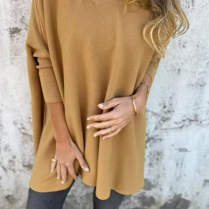 Luna | Comfortabele Oversized Gebreide Top met V-Hals 4