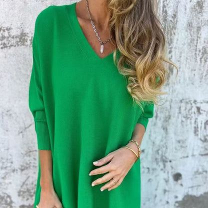 Luna | Comfortabele Oversized Gebreide Top met V-Hals 5