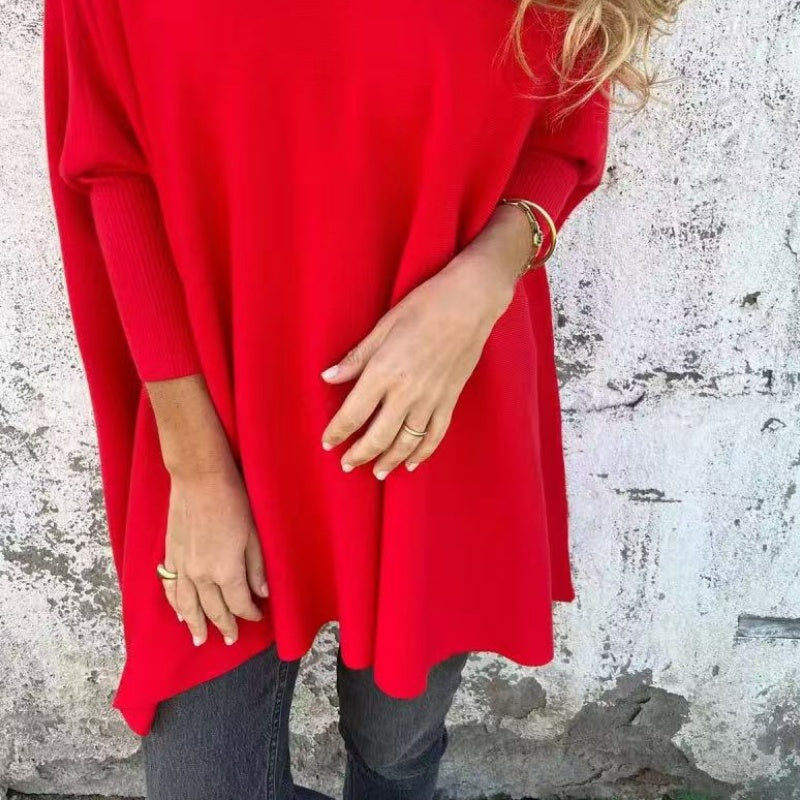 Luna | Comfortabele Oversized Gebreide Top met V-Hals 7