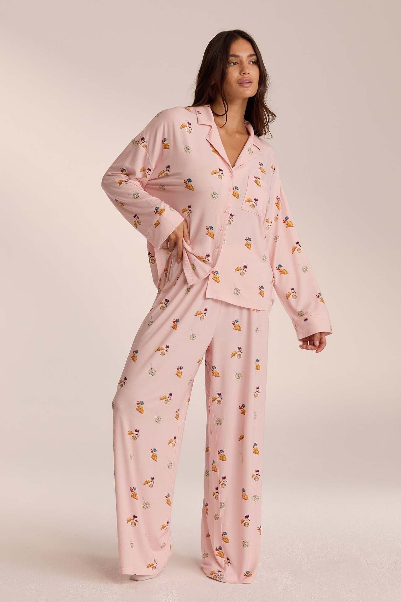 Luna | Comfortabele Warme Dames Pyjama Lange Mouw 2