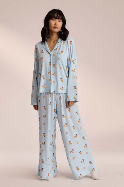 Luna | Comfortabele Warme Dames Pyjama Lange Mouw 5