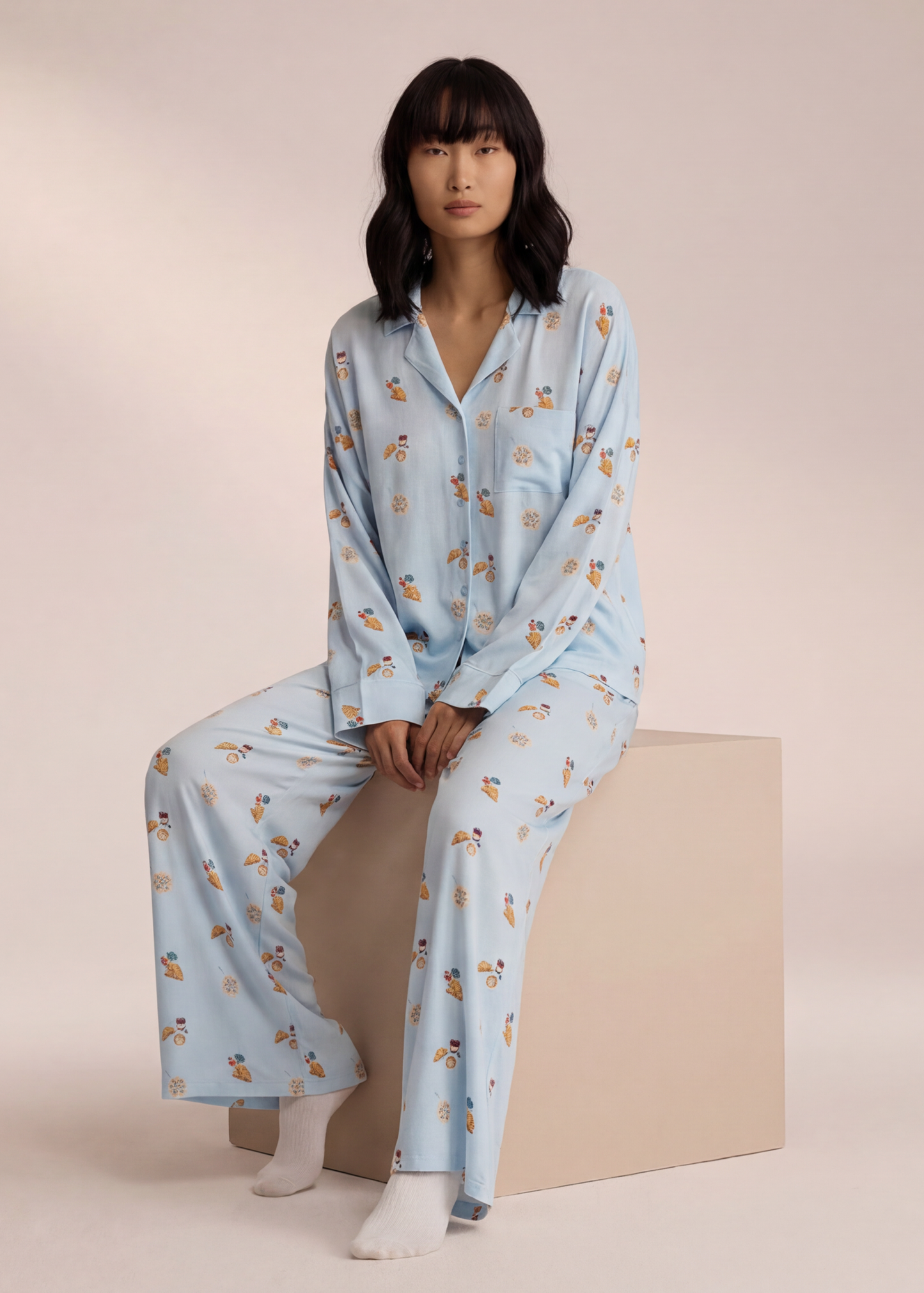 Luna | Comfortabele Warme Dames Pyjama Lange Mouw 8