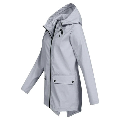 Luna | Dames Regenjas Lang – Lichtgewicht, Comfortabel & Stijlvol 2