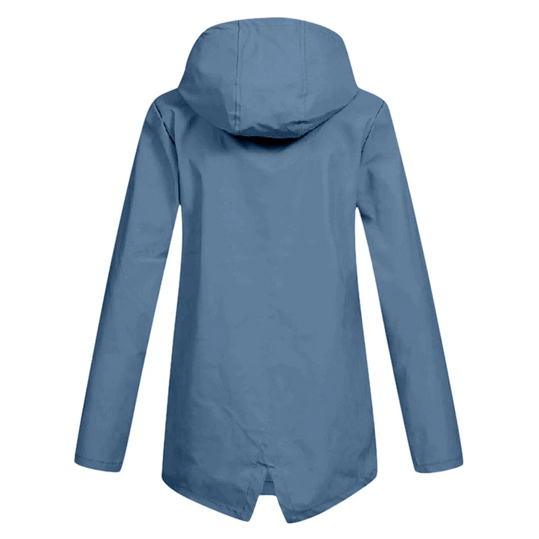 Luna | Dames Regenjas Lang – Lichtgewicht, Comfortabel & Stijlvol 4