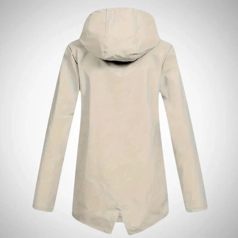 Luna | Dames Regenjas Lang – Waterafstotend, Fleece Gevoerd & Comfortabel 2