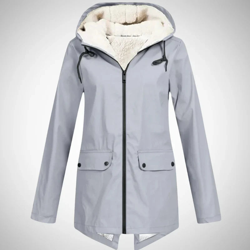 Luna | Dames Regenjas Lang – Waterafstotend, Fleece Gevoerd & Comfortabel 6