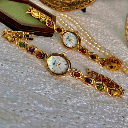 Dameshorloge Elegant met Edelstenen - StudioMarella
