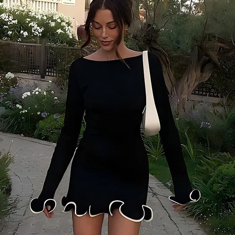 Elegante Jurk voor Vrouw Mini voor Speciale Gelegenheden