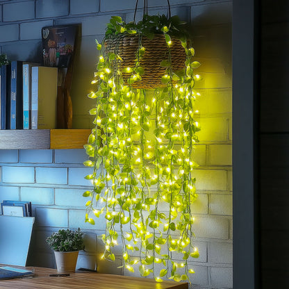 LED-Slinger Kunstplant met Verlichting 3 Meter Warmwit voor Binnen