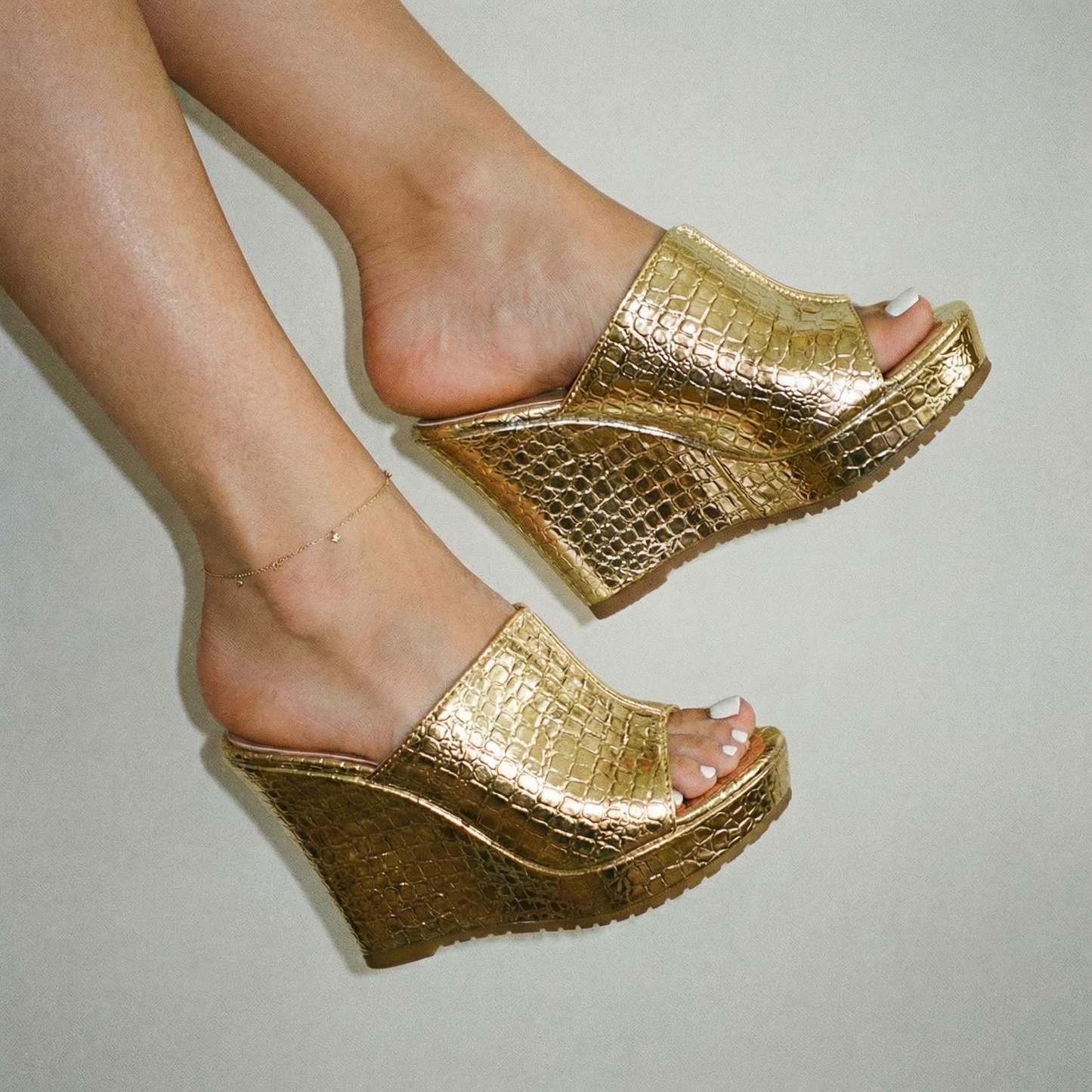 LuxeShine | Elegante Sleehak Sandalen voor Dames 4