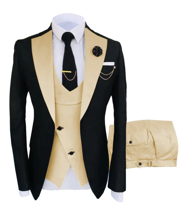 Heren Trouwkostuum 3-Delig Elegant Formaliteit