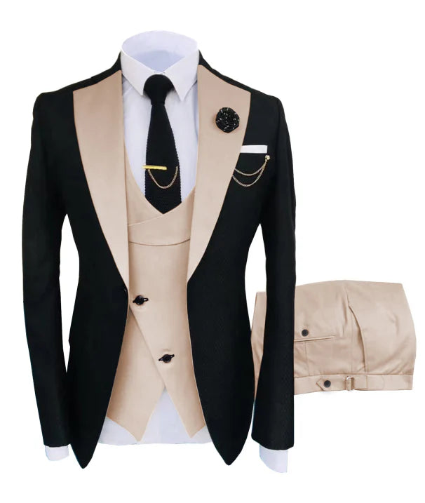 Heren Trouwkostuum 3-Delig Elegant Formaliteit
