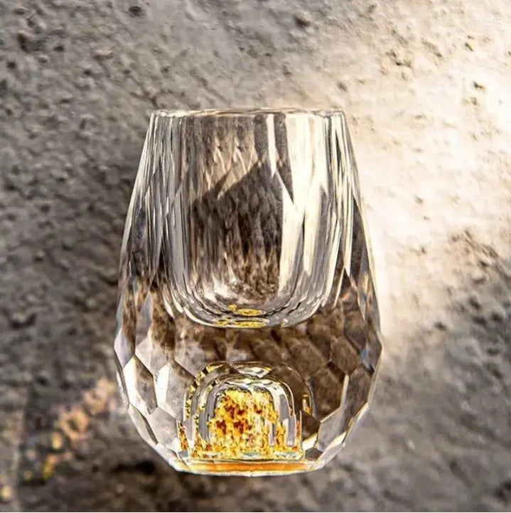 Shotglaasjes Kristal Diamantgeslepen Set 6 Stuks 10ml Borrelglas Likeurglas Cadeau Feest Tafel Decoratie