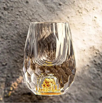 Shotglaasjes Kristal Diamantgeslepen Set 6 Stuks 10ml Borrelglas Likeurglas Cadeau Feest Tafel Decoratie