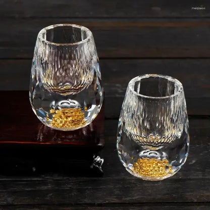 Shotglaasjes Kristal Diamantgeslepen Set 6 Stuks 10ml Borrelglas Likeurglas Cadeau Feest Tafel Decoratie
