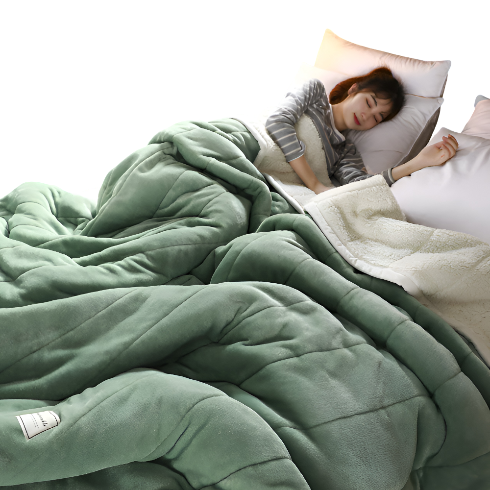 Sherpa Fleecedeken Superzacht Warm Plaid Fleece Meerdere Maten Flockpatroon