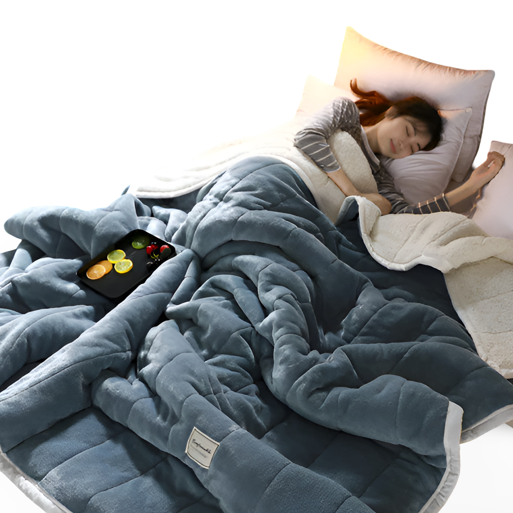 Sherpa Fleecedeken Superzacht Warm Plaid Fleece Meerdere Maten Flockpatroon